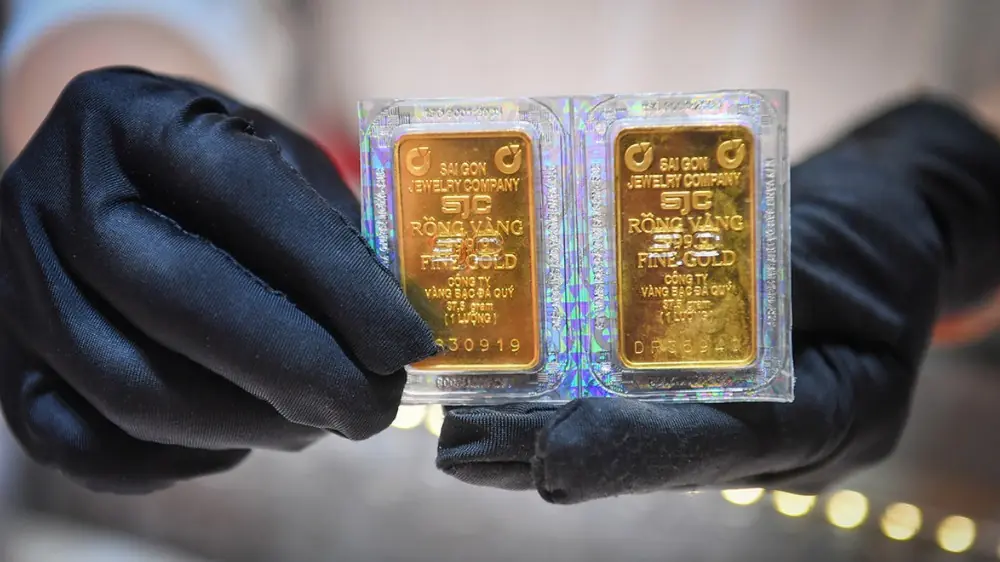 Giá vàng trong nước lại tăng mạnh 